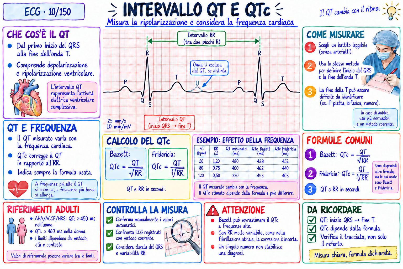 Mappa visiva: Intervallo QT e QTc